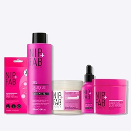 Nip + Fab Blemish Be Gone Regime Set | Salicylic Acid Fix | Detoxify, Smooth, Calm, Moisturise Skin | Hyaluronic Acid | Niacinamide