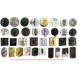 Arc Link Products Dead Bolt Secure, Brass