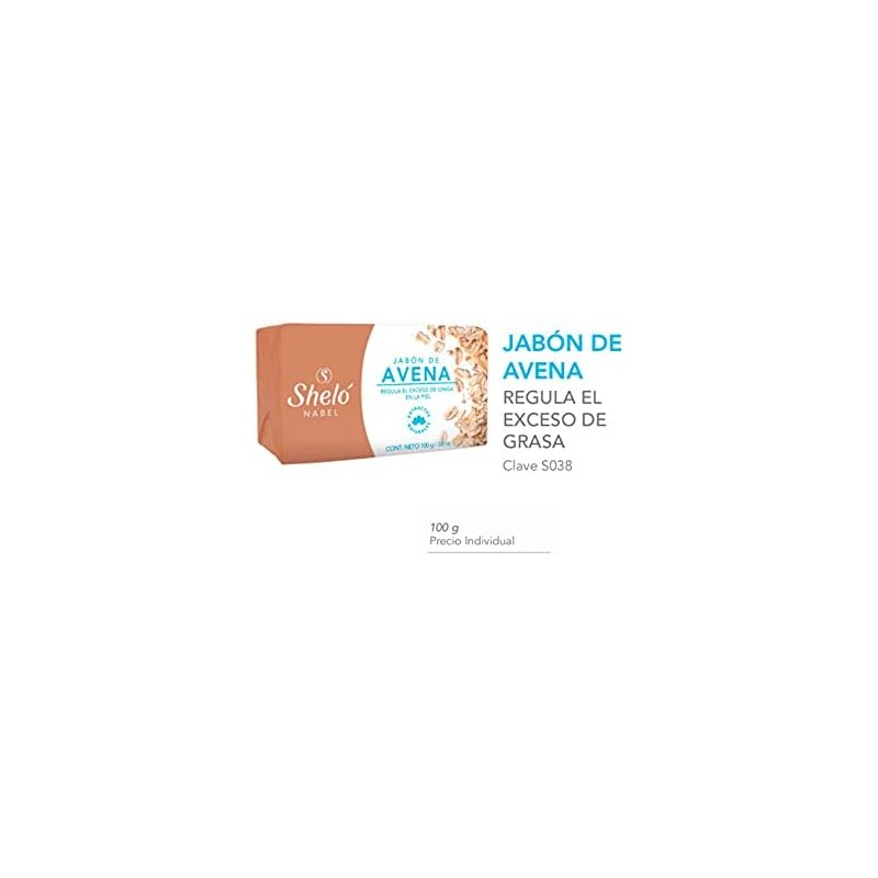 Paquete Con 3 Piezas De Jabón De Avena De 100gr