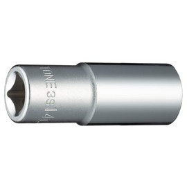 Tone Deep Socket (6 Angle) 3S-14L Drive Angle 0.3 inch (9.5 mm) (3/8 mm), Double Side Width 0.6 inches (14 mm)
