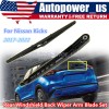 SOILLAR New Rear Windshield Back Wiper Arm Blade Set For