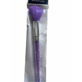 Sassy Chic Purple Rain Sparkle Glitter Cosmetic Brush Makeup Brush Sassy Chic Purple Silver