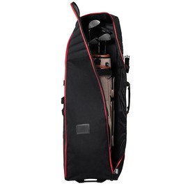 VEVOR Golf Club Travel Bag Golf Luggage Case Cover with Wheels 1000D Nylon - Color: 1200D Oxford Cloth