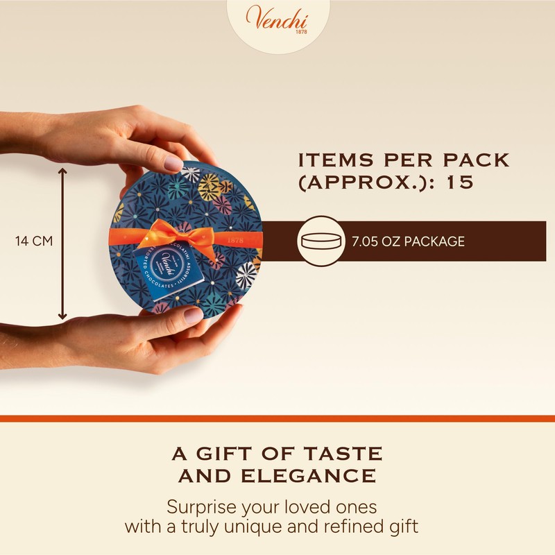 Venchi - Murrine Collection - Small Blue Hamper with Assorted