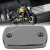 Front Brake Fluid Reservoir Cover Cap Replacement for Yamaha YZF-R3/YZF-R25/MT-03/MT-25(Black