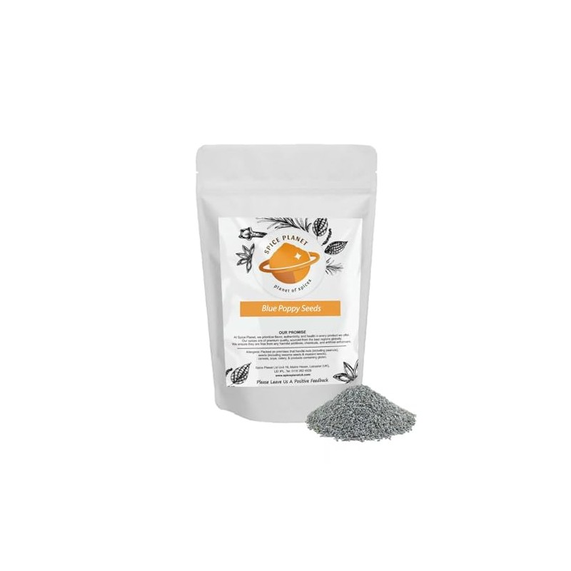 Blue Poppy Seeds | Dried Premium Quality by Spice Planet®