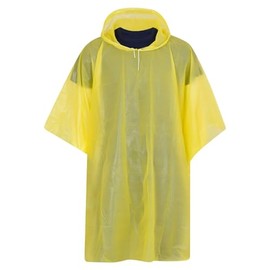 Selfway Unisex Rain Poncho Waterproof Lightweight rain jacket Men Women High-Performance Stormproof Rain jacket with hood Wet Weather Protection For Adults-Yellow-One size