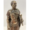 Gaius Julius Caesar in Roman Military Uniform Statue Bronze Finish