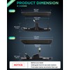 PWOBVZ Green Side Marker Lights Compatible with Ford Mustang 2010