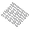 40pcs Wig Clip Set Stainless Steel DIY 9 Teeth Snap