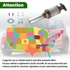 LELEHOKA High Flow Rear Catalytic Converter Compatible with Kia Soul