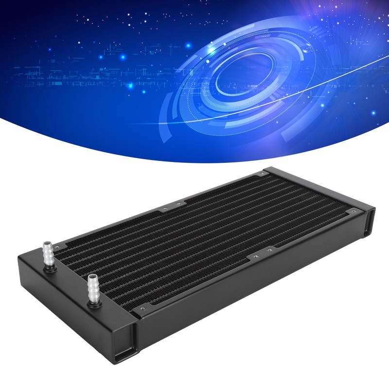 Water Cooling Radiator 12 Pipe 1bar Pressure Test Aluminum Alloy