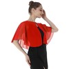 Baoqiya Soft Chiffon Capes Shawls Wraps Shrugs for Dresses Women