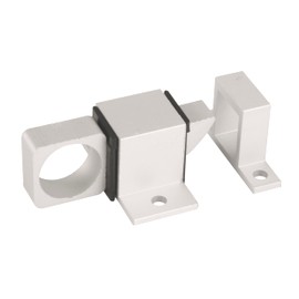 Amig - Aluminium Door Bolt | Bolt Mod. 960 | Door Lock in Silver | Gate Lock Bolt Door Slider | Dimensions: 22 x 40 | Compact Screw-On Locking Bolt