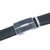 YEHMAN Men's Ratchet Automatic Leather Belt without Holes with Automatic