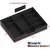 Simple Houseware Desk Monitor Stand Riser with Adjustable Organizer Tray,