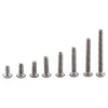 Tornillos de cabeza hexagonal de acero inoxidable M2.5 A2 300