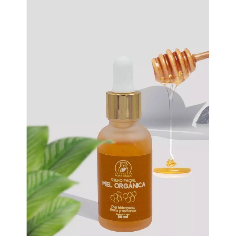Productos Mart Mexico Suero Facial Miel Orgánica Nutre Suaviza (30