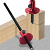 European Style Wheel Marking Gauge Aluminum Alloy Scriber Woodworking Mortise