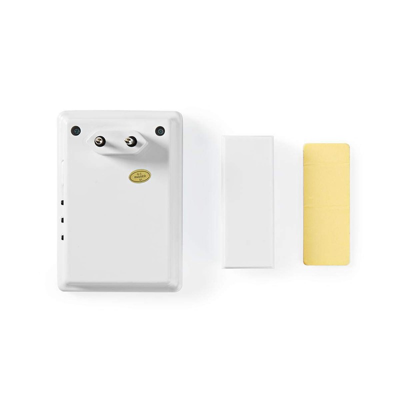 NEDIS DOORB223CWT Wireless Bell Set | Mains Operated | 80dB