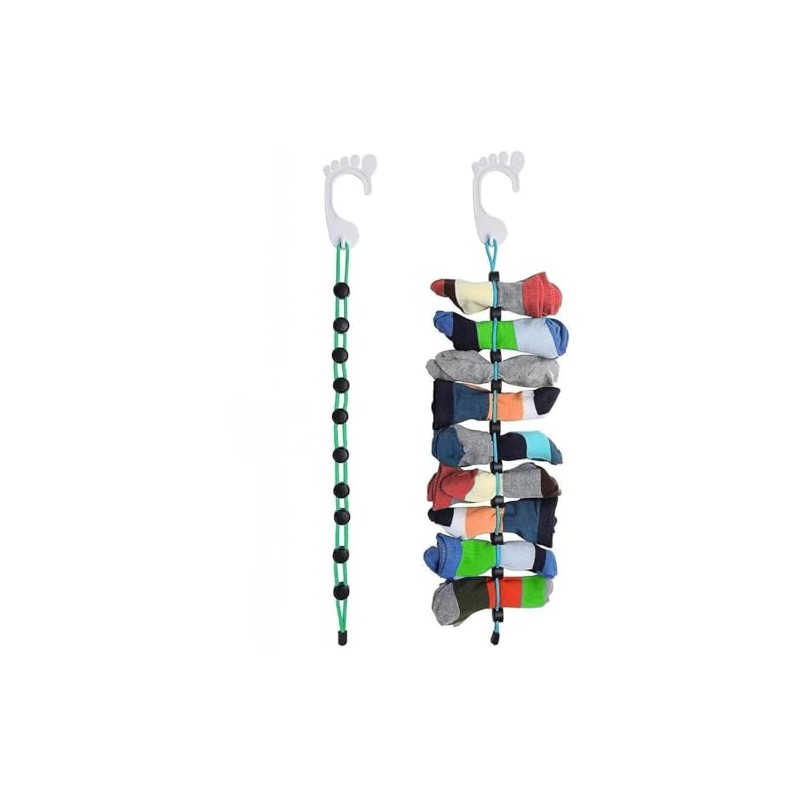 Sock Hanger for Easy Laundry, Washing Drying and Storage, Clip