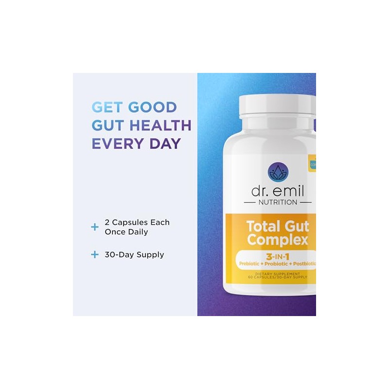 Dr. Emil Nutrition Total Gut Complex - Pre Pro Suplemento