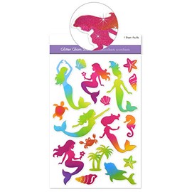 Mermaid Stickers for Girls Rainbow Stickers for Kids Girl Stickers Puffy Stickers for Kids Sparkle Stickers 3D Stickers for Kids Stickers Girls Sparkly Stickers Shiny Stickers Girl Stickers for Kids