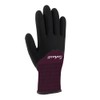 Carhartt Womens Thermal Full Coverage Nitrile Grip Glove, Deep Wine,