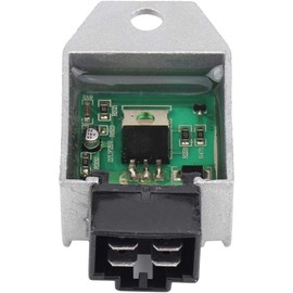 CYTGOUPER Universal Rectifier 12 V, Voltage Regulator 12 V Moped, 4-Pin Voltage Regulator for GY6 Engines 50cc to 110cc, Regulator for Scooters, Moped, ATV and Go-Karts