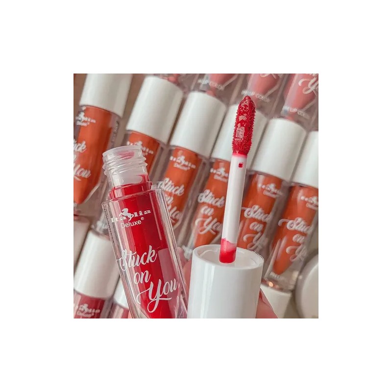 Labial Líquido Italia Deluxe Stuck On You Color Mauve Rosa