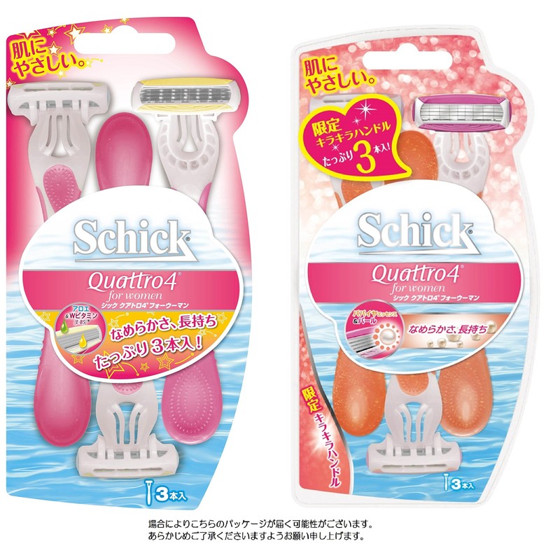 Chic Schick Body Quattro 4 Dispose for Women 3 Pack
