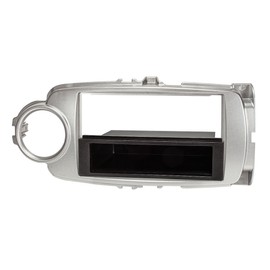 Tomzz Audio 2455 083 Fascia Metal Tray for Toyota Yaris Type Xp13) AB 2011, silver