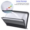 Marte Vanci Expanding File Folder A4 Document Organiser Zipper Closure