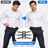 Adjustable Shirt Stays for Men – Elastic Shirt Tuckers with