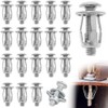 Rivet Nuts M6x25 Fixing Screws Petal Nuts Set of 20