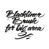 Molotow Blackliner Black Marker Brush - MO200486, Black