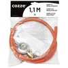 Cozze® regulator set with regulator, 1.1 meter hose, and clamp