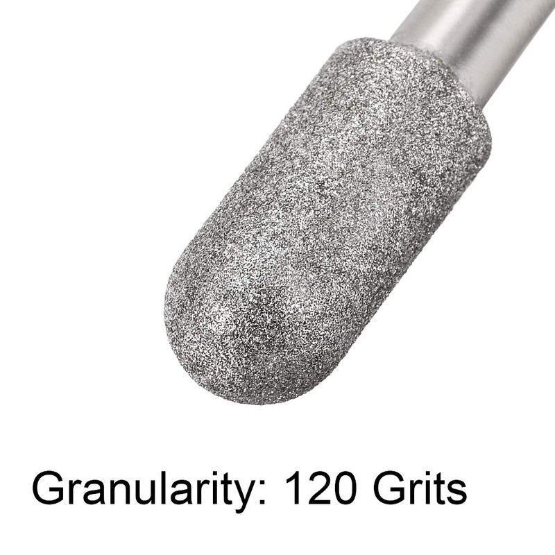 uxcell Diamond Burrs Bits Grinding Drill Carving Rotary Tool for