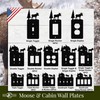 Moose & Cabin Toggle Light Switch & Single Gang (Rocker-GFCI)