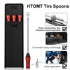 HTOMT 14.5" Tire Spoon Kit, 26pcs Tire Changing Tool for