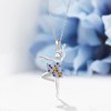 SCZKLAQ Ballerina Necklace for Women 925 Sterling Silver Dance Necklace