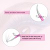 ZAMAHA UK Lash Eyelash Extension Tweezers, Japanese Stainless Steel Tools