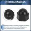 INFINAUTO Wheel Lug Nut Bolt Exterior 17mm Rims Tire Nut