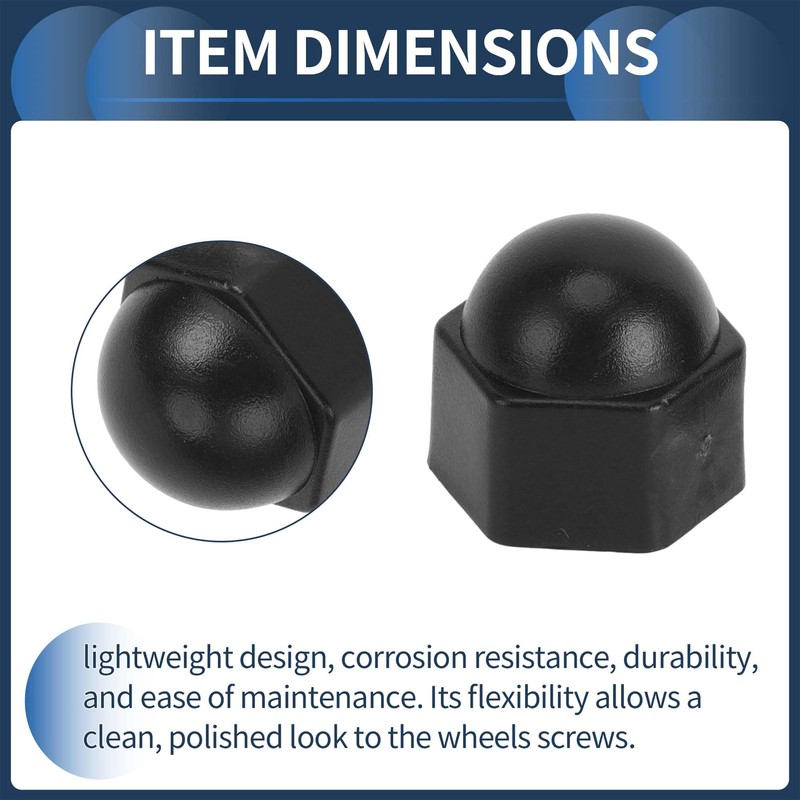 INFINAUTO Wheel Lug Nut Bolt Exterior 17mm Rims Tire Nut