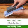 Angerstone Dual Grit Coarse/Fine Flattening Stone Set - Two Sharpening