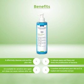 Isispharma Teen derm Gel Sensitive 250 ml, gel de limpieza para pieles grasas o mixtas