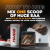 Huge Supplements, EAA Powder Supplement, Clinically Dosed Branched-Chain Amino Acids