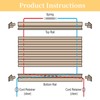 NICENEEDED RV Pleated Shade Repair Kit, Window Shades Blind String