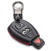 Vitodeco Genuine Leather Smart Key Fob Case Cover Protector with