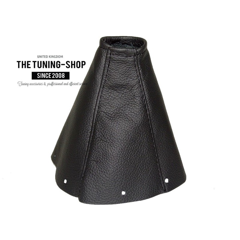 Gear Stick Gaiter Black Genuine Leather
